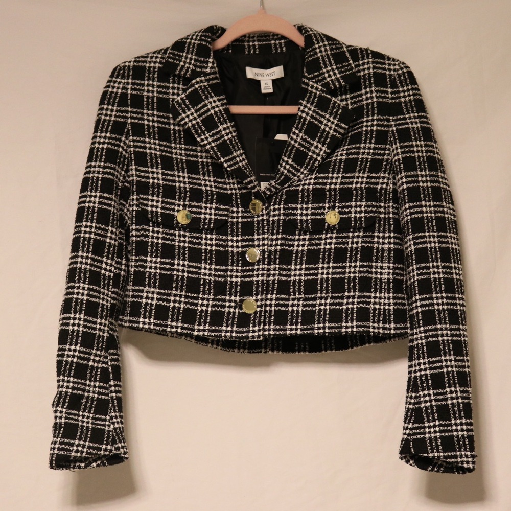 Nine West cropped tailored jacket BRAND NEW